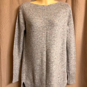 Loft Gray & Multi Color Long Sweater Women's XS